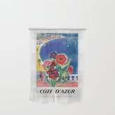 1947 FRANCE Cote d'Azur Travel Poster Wall Hanging