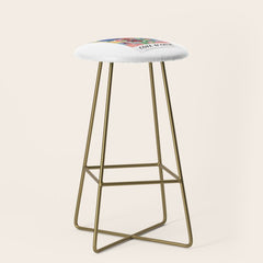 1947 FRANCE Cote d'Azur Travel Poster Stool