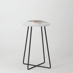 1947 FRANCE Cote d'Azur Travel Poster Stool