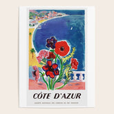 1947 FRANCE Cote d'Azur Travel Poster Poster