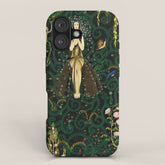 1921 Classical Masterpiece 'Flowers and Flames' by Kay Nielsen iPhone Case