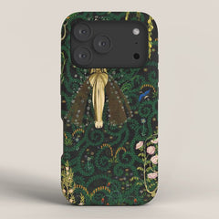 1921 Classical Masterpiece 'Flowers and Flames' by Kay Nielsen iPhone Case