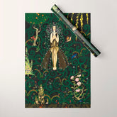 1921 Classical Masterpiece 'Flowers and Flames' by Kay Nielsen Wrapping Paper