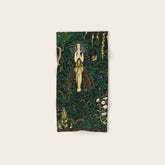 1921 Classical Masterpiece 'Flowers and Flames' by Kay Nielsen Bath Towel