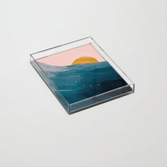 "One Wave At A Time" Acrylic Tray