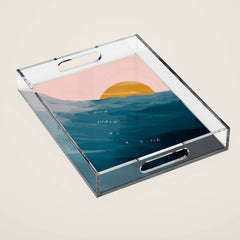 "One Wave At A Time" Acrylic Tray