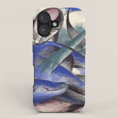 "The Dreaming Horses" by Franz Marc, 1913 iPhone Case