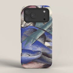 "The Dreaming Horses" by Franz Marc, 1913 iPhone Case