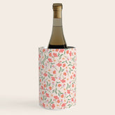 A breath of fresh air - A seamless floral pattern in pinks and reds Wine Chiller