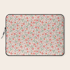 A breath of fresh air - A seamless floral pattern in pinks and reds Laptop Sleeve