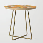 70s Retro Floral Side Table