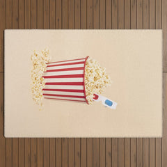 3D movie time Outdoor Rug