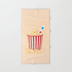 3D movie time Bath Towel