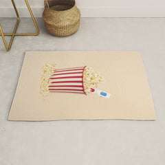 3D movie time Rug