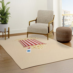 3D movie time Rug