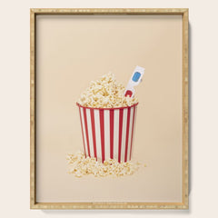 3D movie time Serving Tray