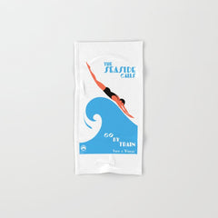 1938 AUSTRALIA The Seaside Calls Train Travel Poster Bath Towel