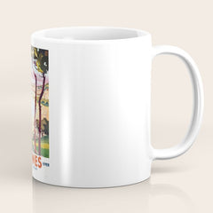 1938 France Cannes Cote D'Azur Travel Poster Coffee Mug