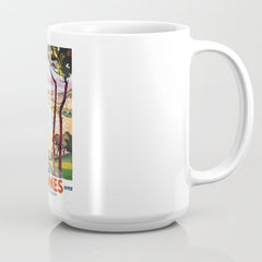 1938 France Cannes Cote D'Azur Travel Poster Coffee Mug