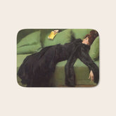 A Decadent Girl - Ramon Casas Bath Mat