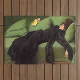 A Decadent Girl - Ramon Casas Outdoor Rug