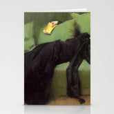 A Decadent Girl - Ramon Casas Stationery Card
