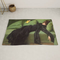 A Decadent Girl - Ramon Casas Rug