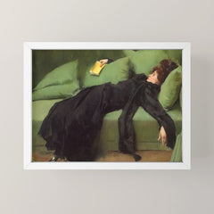 A Decadent Girl - Ramon Casas Mini Art Print