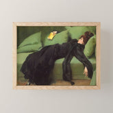 A Decadent Girl - Ramon Casas Mini Art Print