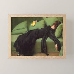 A Decadent Girl - Ramon Casas Mini Art Print