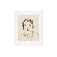 A Bold Lip Art Print