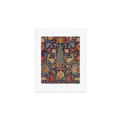 17th Century Persian Rug Print with Animals Art Print