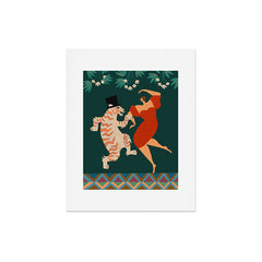 A Date With The Wild Cat Art Print