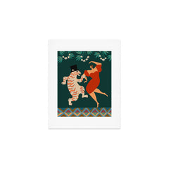 A Date With The Wild Cat Art Print