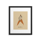 A for Abundance Framed Art Print