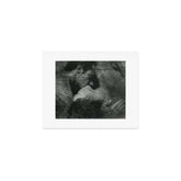 1912, The Kiss, Lovers black and white photography by Anne Brigmann Art Print