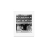 1923 People's Drug Store Prohibition Washington DC Georgetown vintage black and white photograph Art Print