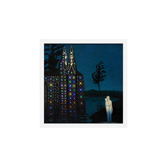 Confirmation of Love,' Magical Realism Portrait Painting by Boles����aw Biegas Art Print