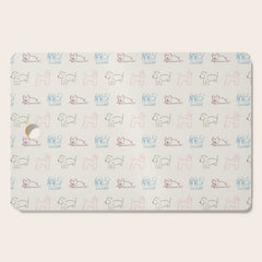 4 Pup Pals Doodle Cutting Board