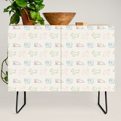 4 Pup Pals Doodle Credenza