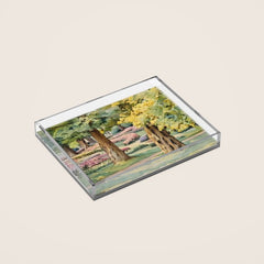 A beautiful day at the park Acrylic Tray