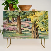 A beautiful day at the park Credenza