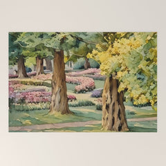 A beautiful day at the park Welcome Mat