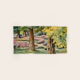 A beautiful day at the park Bath Towel