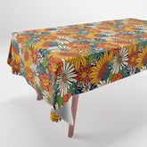 70s Retro Floral - Bold Tablecloth