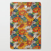 70s Retro Floral - Bold Cutting Board