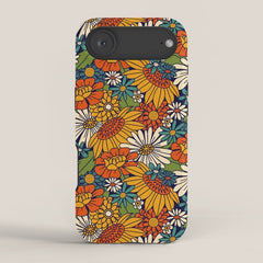 70s Retro Floral - Bold iPhone Case