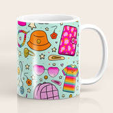 90's Things Print Coffee Mug