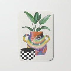 A house plant / Still life Bath Mat