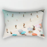 A Day At The Beach Rectangular Pillow